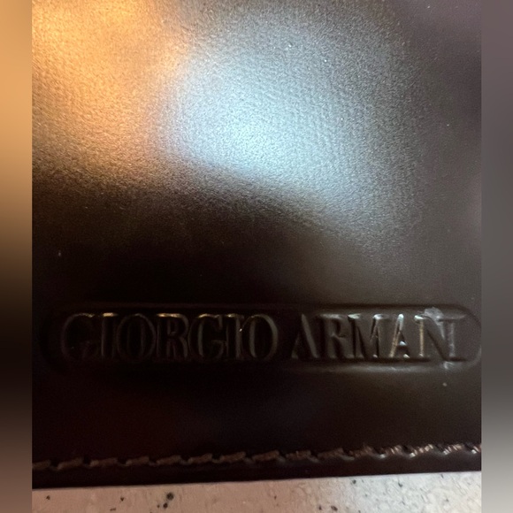 Giorgio Armani Men’s Wallet - Dark Brown - Picture 2 of 8